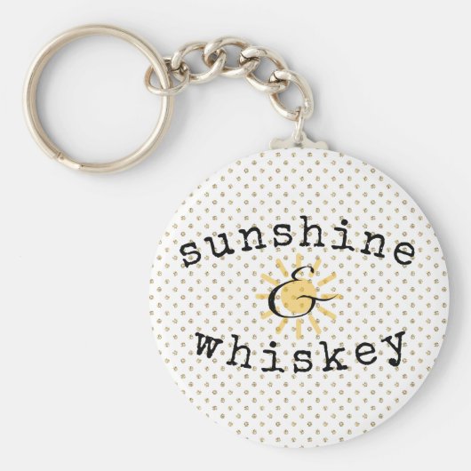Sunshine en whiskey sleutelhanger (Voorkant)