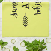 SUNSHINE EN WHISKEY THEEDOEK (Gevouwen)