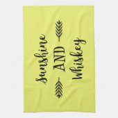SUNSHINE EN WHISKEY THEEDOEK (Verticaal)