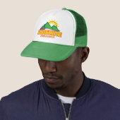 Sunshine Endurance Green Logo Retro Trucker Hat Trucker Pet (In situ)