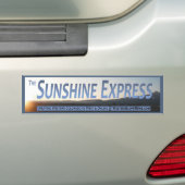 Sunshine Express Official Banner Bumpersticker (Op auto)