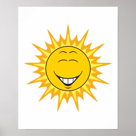 Sunshine Face Poster (Voorkant)