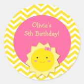 Sunshine Favor Stickers (Voorkant)