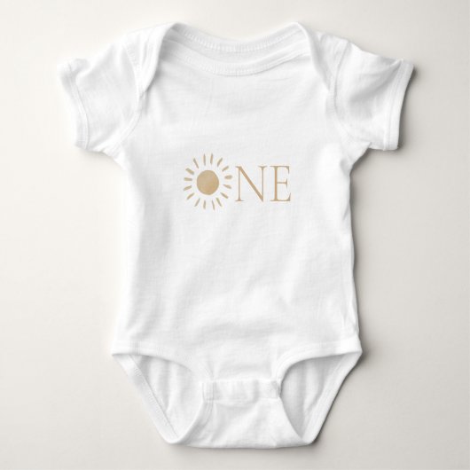 Sunshine First Birthday Romper (Voorkant)
