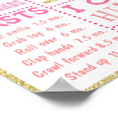 Sunshine First-verjaardagsbord poster meisje (Hoek)