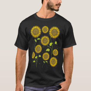 Sunshine Flower Blossoms Natuur Bloemist Hippie Su T-shirt