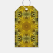 Sunshine Flower Burst Golden Cadeaulabel (Voorkant)
