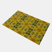 Sunshine Flower Burst Golden Deurmat (Schuin)