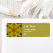 Sunshine Flower Burst Golden Etiket (Insitu)