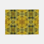 Sunshine Flower Burst Golden Fleece Deken (Voorkant (Horizontaal))