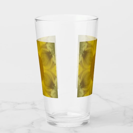 Sunshine Flower Burst Golden Glas (Rechts)