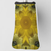 Sunshine Flower Burst Golden Golfheadcover (Draai 90)