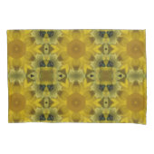 Sunshine Flower Burst Golden Kussensloop (Voorkant)