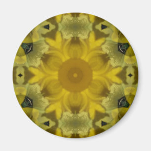 Sunshine Flower Burst Golden Magneet