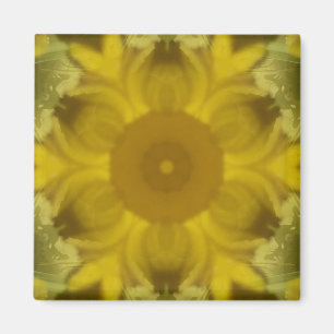 Sunshine Flower Burst Golden Magneet