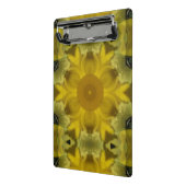 Sunshine Flower Burst Golden Mini Klembord (Angled2)