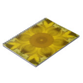 Sunshine Flower Burst Golden Notitieboek (Linkerzijde)
