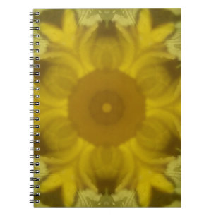 Sunshine Flower Burst Golden Notitieboek