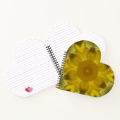 Sunshine Flower Burst Golden Notitieboek (Binnen)