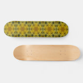 Sunshine Flower Burst Golden Persoonlijk Skateboard (Horizontaal)