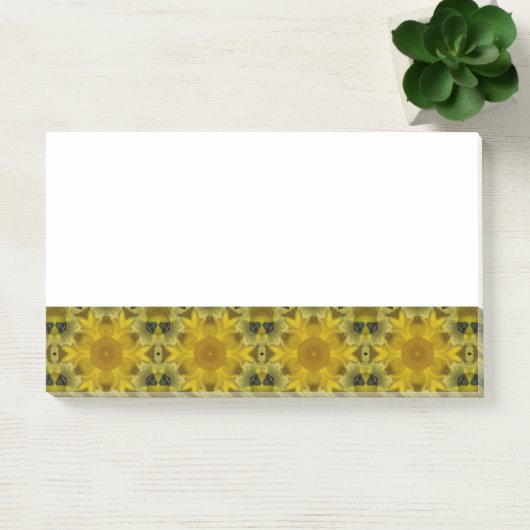 Sunshine Flower Burst Golden Post-it® Notes (Kantoor)
