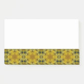Sunshine Flower Burst Golden Post-it® Notes (Voorkant)