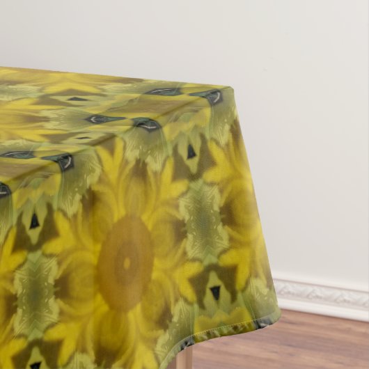 Sunshine Flower Burst Golden Tafelkleed (Voorbeeld)