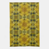 Sunshine Flower Burst Golden Theedoek (Verticaal)