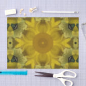 Sunshine Flower Burst Golden Tissuepapier (Craft)