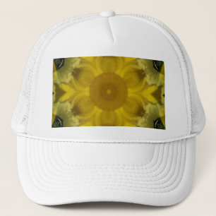 Sunshine Flower Burst Golden Trucker Pet