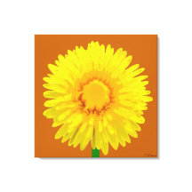 "Sunshine Flower" Canvas Print ontwerp.