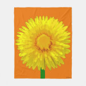 "Sunshine Flower" Fleece Deken ontwerp. (Voorkant)