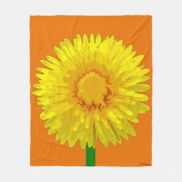 "Sunshine Flower" Fleece Deken ontwerp.