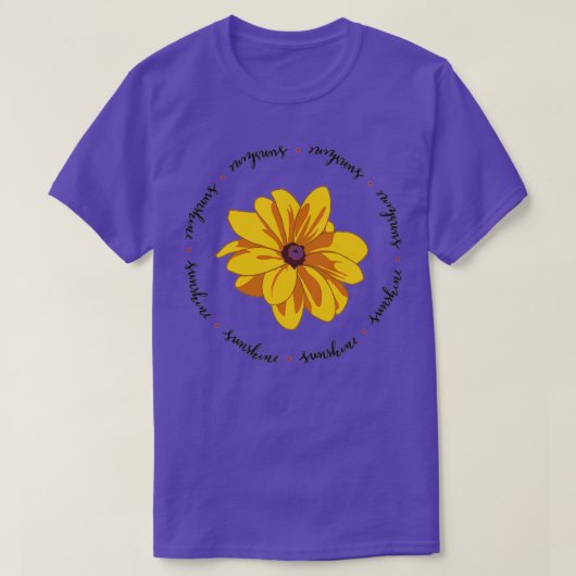 Sunshine Flower T-shirt (Design voorkant)