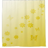 Sunshine Flowers n Butterflies Douchegordijn (Voorkant)