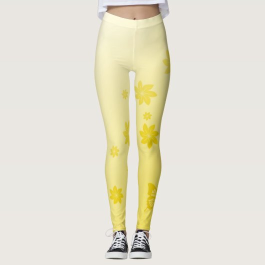 Sunshine Flowers n Butterflies Leggings (Voorkant)