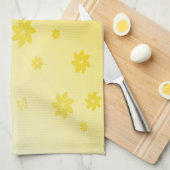 Sunshine Flowers n Butterflies Theedoek (Quarter Fold)