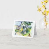 Sunshine Foundation Waterverf Blank Notecard Kaart (Gele Bloem)