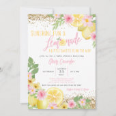 Sunshine Fun en limonade Baby shower Kaart (Voorkant)
