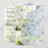 ©Sunshine Garden Hydrangeas Wedding Kaart (Voorkant / Achterkant)