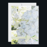 ©Sunshine Garden Hydrangeas Wedding Kaart<br><div class="desc">Zo zacht, romantisch en zacht babyblauw en witte hydrangeas bloei onder de warme lenteszonneschijn. Voor elk van uw hydrangea-themed feest. Pas de tekst aan met uw eigen tekst of pas deze verder aan als u tekst wilt toevoegen, de opmaak, het lettertype, de tekenkleur en de tekengrootte wilt wijzigen... enz. Klik...</div>
