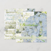 ©Sunshine Garden Hydrangeas Wedding Kaart (Voorkant / Achterkant)