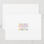 Sunshine gemengd met een beetje orkaan | Religie Kaart (Voorkant / Achterkant)