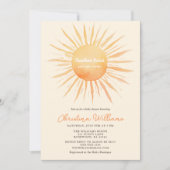 Sunshine Gender Neutraal Baby shower Kaart (Voorkant)