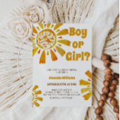 Sunshine Geslacht onthullen hier komt de zon thema Kaart