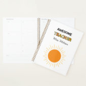 Sunshine Geweldige Leraar Gift Beste Leraar Planner (Display)