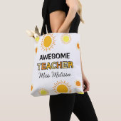 Sunshine Geweldige Leraar Gift Beste Leraar Tote Bag (Dichtbij)