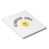 Sunshine Girl Notitieblok (Schuin)