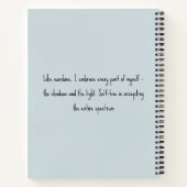 sunshine girl notitieboek (Achterkant)