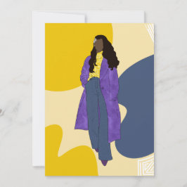 Sunshine Glory - Handgemaakte unieke zwarte kunst Feestdagenkaart